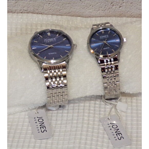 Jones New York His & Her's Watches Stainless Steel Quartz JNYW,M,9419-UP - Picture 1 of 5